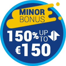 Minor Bonus. 150% up to 150€